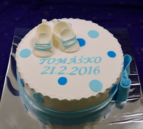 Krstinové torty » Torta Na krstiny Tomáškovi