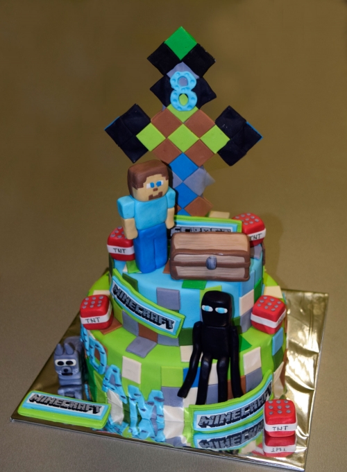 Torty pre chlapcov » Torta Minecraft Adamkovi