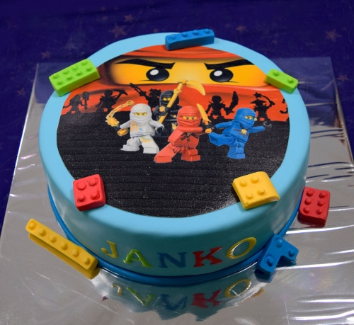 Torty pre chlapcov » Torta LEGO postavičky NinjaGo
