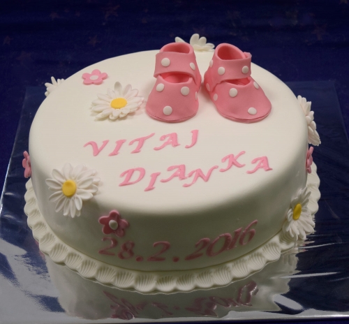 Krstinové torty » Torta Krstinová Dianke