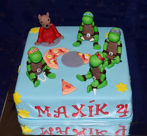 Torty pre chlapcov » Torta Ninja korytnačky