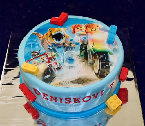 Torty pre chlapcov » Torta Lego s obrázkom