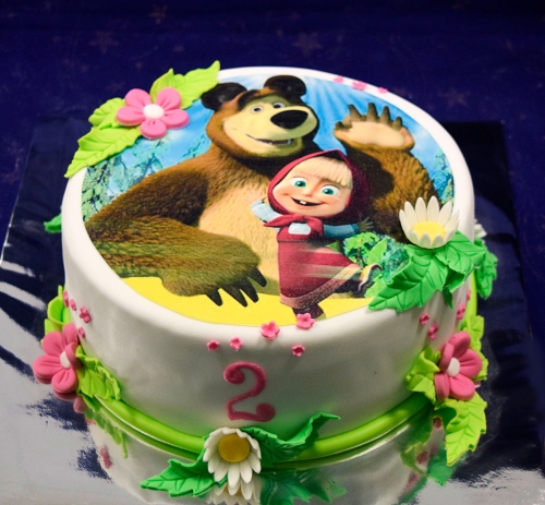 Torty pre chlapcov » Torta Míša a Máša s obrázkom
