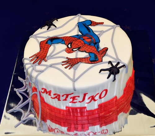 Svadobné torty » Torta Spiderman Matejkovi