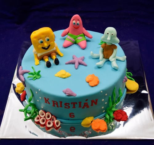 Torty pre chlapcov » Torta SpongeBob Kristián