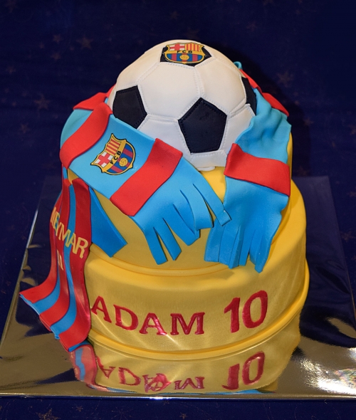Torty pre chlapcov » Torta Futbalová FCB