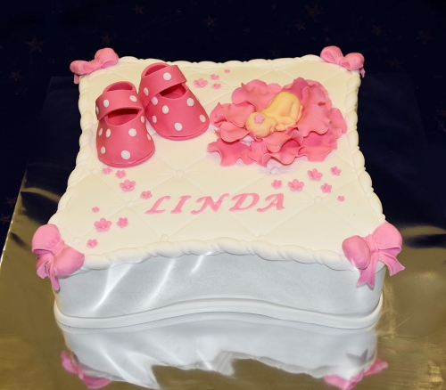 Krstinové torty » Torta Krstinová pre Lindu