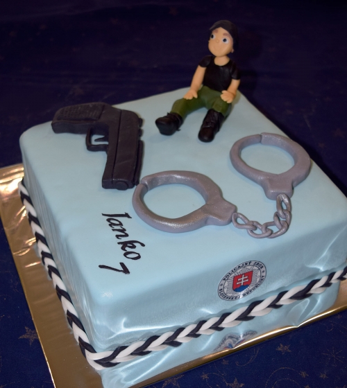 Svadobné torty » Torta Policajná pre Janka