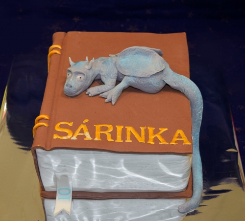 Torty pre chlapcov » Torta Kniha s drakom