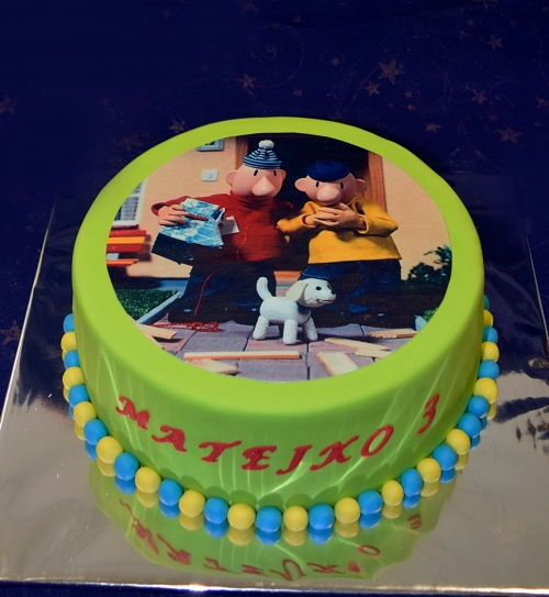 Torty pre chlapcov » Torta Pat a Mat s obrázkom