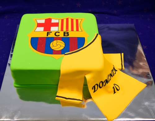 Torty pre chlapcov » Torta Jedlý obrázok FCB
