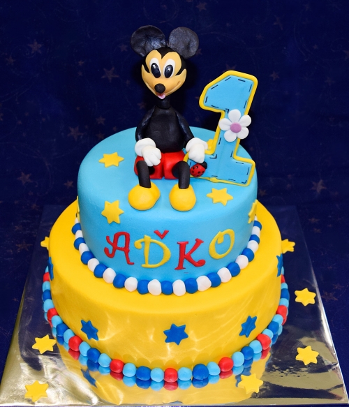 Torty pre chlapcov » Torta Mickey mouse Aďko