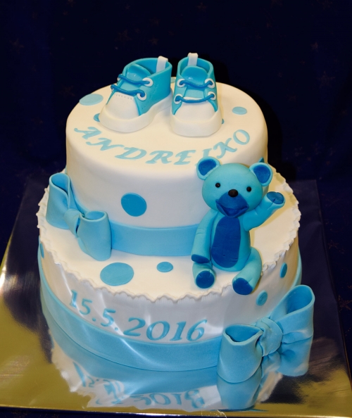 Krstinové torty » Torta Na krstiny Andrejkovi