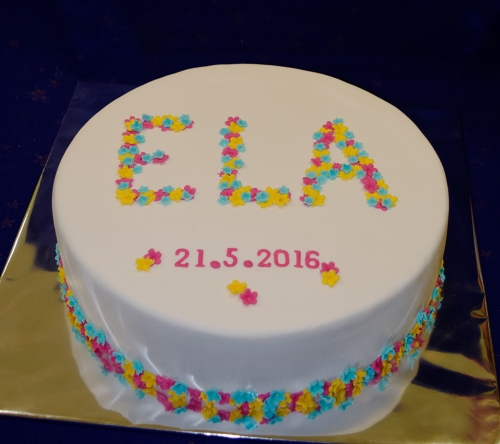 Najnovšie torty » Torta Kvety pre Elu
