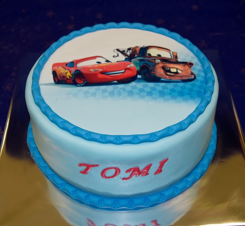 Torty pre chlapcov » Torta Auto McQueen
