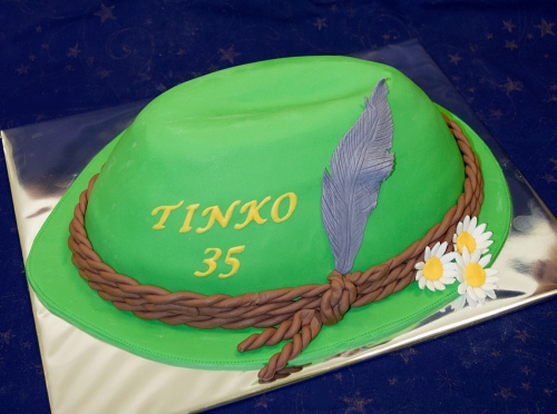 Svadobné torty » Torta Poľovnícky klobúk