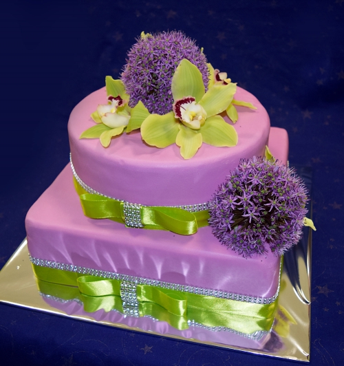 Svadobné torty » Torta Živé kvety