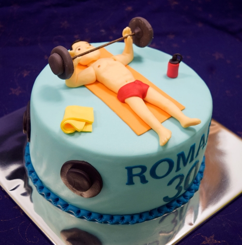 Torty pre chlapcov » Torta Kulturista na torte
