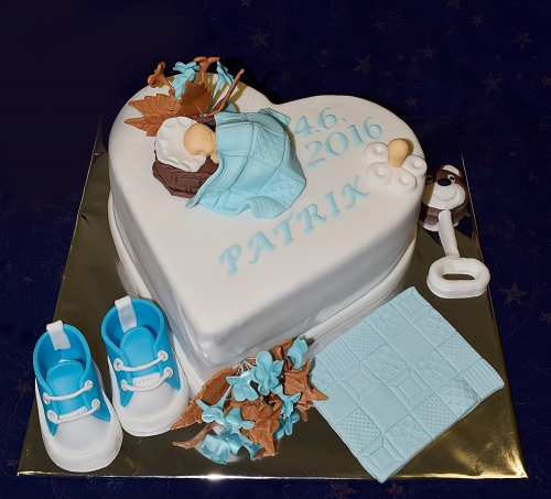 Krstinové torty » Torta Na krstiny pre Patrika