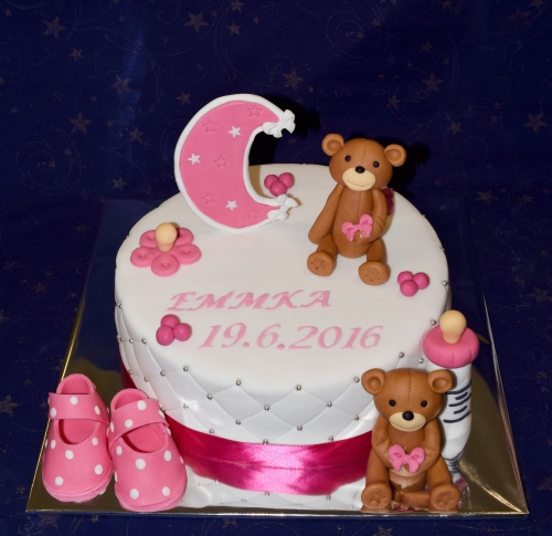 Svadobné torty » Torta Krstinová Emmke