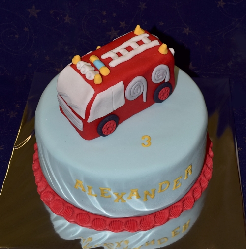 Torty » Torta Požiarnické auto Alexander