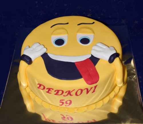 Torty » Torta Smajlík dedkovi