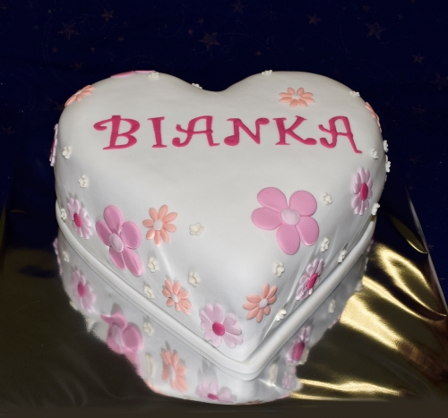 Torty » Torta Srdce Bianke