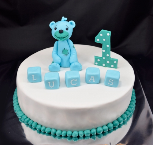 Svadobné torty » Torta S mackom Lucasovi