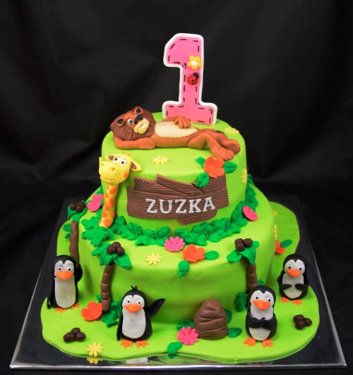 Torty » Torta Madagaskar zvieratká