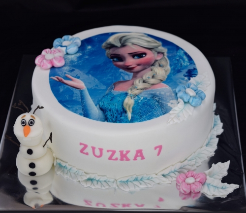Svadobné torty » Torta Frozen Zuzka