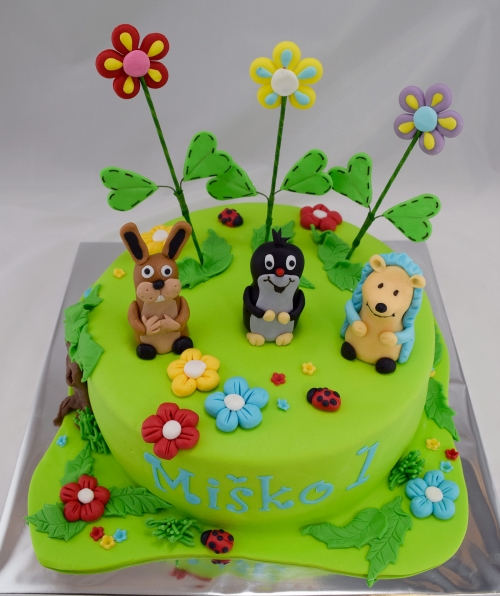 Torty » Torta Krtko s kamarátmi