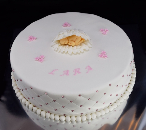 Krstinové torty » Torta Krstinová pre dievčatko