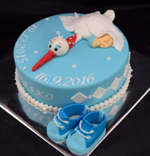 Krstinové torty » Torta Na krstiny pre chlapca