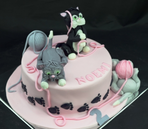Svadobné torty » Torta Hravé mačičky