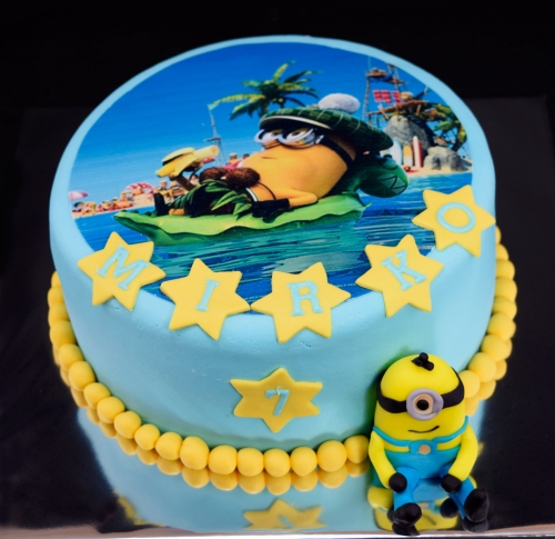 Torty » Torta Mimoni s obrázkom