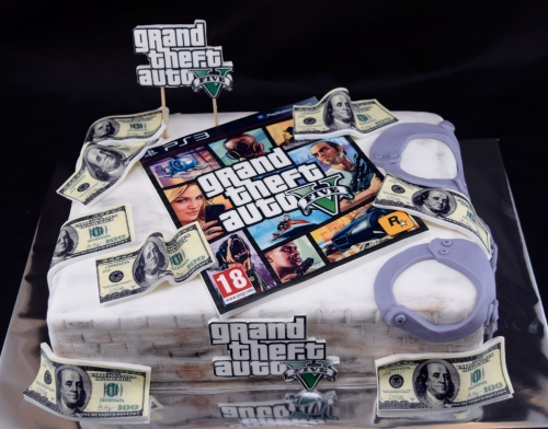 Torty pre chlapcov » Torta GTA 5