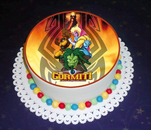 Jedlé obrazky na torty » Torta Torta jedlá oblátka - Gormiti