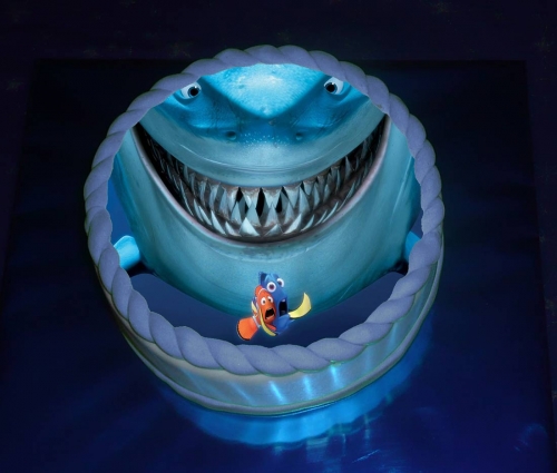 Torty » Torta Torta Nemo a žralok, jedlé obrázky na tortu