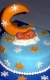 Svadobné torty » Torta Krstinová torta, mesiac s babatkom