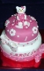 Svadobné torty » Torta Narodeninová torta Hello Kitty s kvetmi pre dievča Carolinku