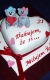 Svadobné torty » Torta Srdce s mackom