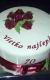 Najnovšie torty » Torta Bordové ruže