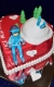 Najnovšie torty » Torta Srdce s lyžiarom