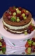 Svadobné torty » Torta Holá s ovocím