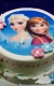 Torty pre deti » Torta Frozen s fotkou a snehuliakom