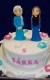 Svadobné torty » Torta Postavička frozen Sárke
