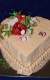 Torty » Torta Srdce na 80tku