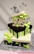 Svadobné torty » Torta troj poschodová narodeninová torta, torta krabica s mackom Teddy bear