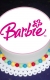Jedlé obrazky na torty » Torta Jedlá obrázky na tortu, torty pre deti s oblátkou logo Barbie