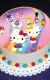 Jedlé obrazky na torty » Torta Hello Kitty a priatelia